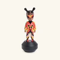 lladro the guest sculpture by jade purple small brown