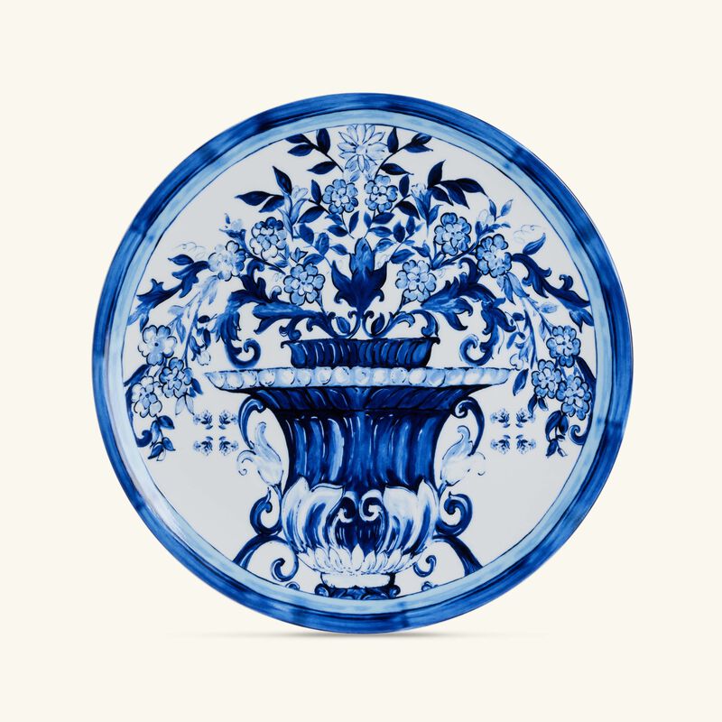 Blu Mediterraneo Charger Plate Blue Round 31cm dolce gabbana casa blu mediterraneo charger plate blue round 31cm