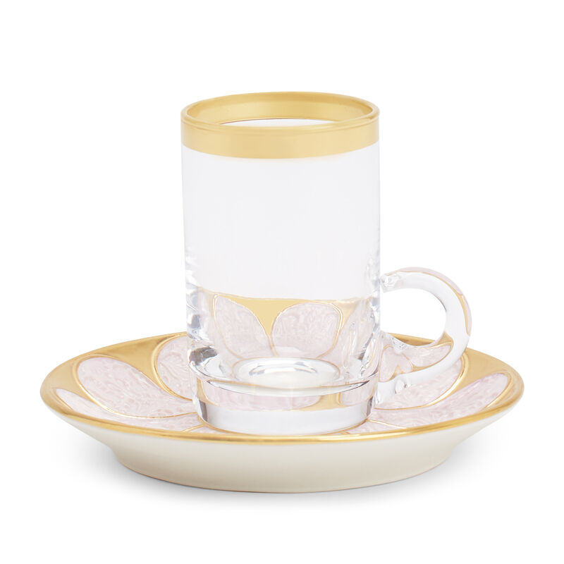 Amour Arabic Tea Cup & Saucer, large