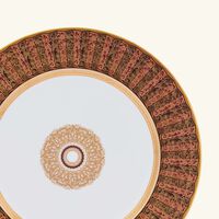 bernardaud eventail dinner plate round gold 26cm