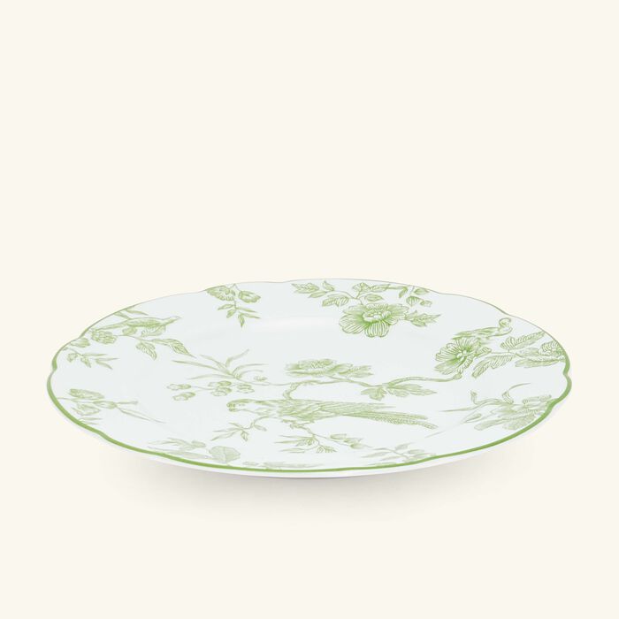 bernardaud albertine bread butter plate round green 16cm
