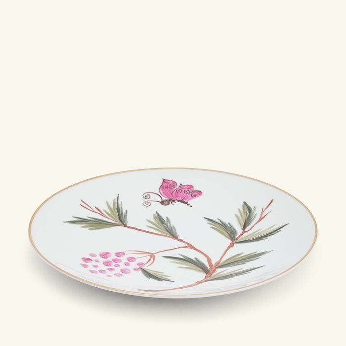 Jardins De Shalimar Dessert Plate Round Pink 21cm marie daage jardins de shalimar dessert plate round pink 21cm