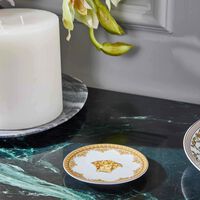 فيرساتشي طبق آي لاف باروك دائري أبيض 10 سم