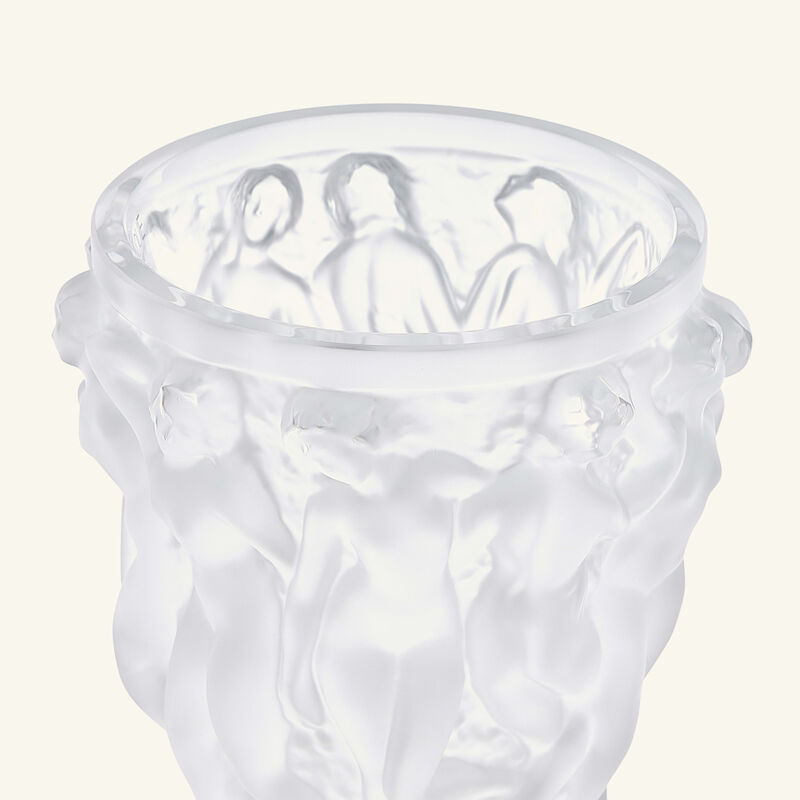 lalique bacchantes vase mini clear