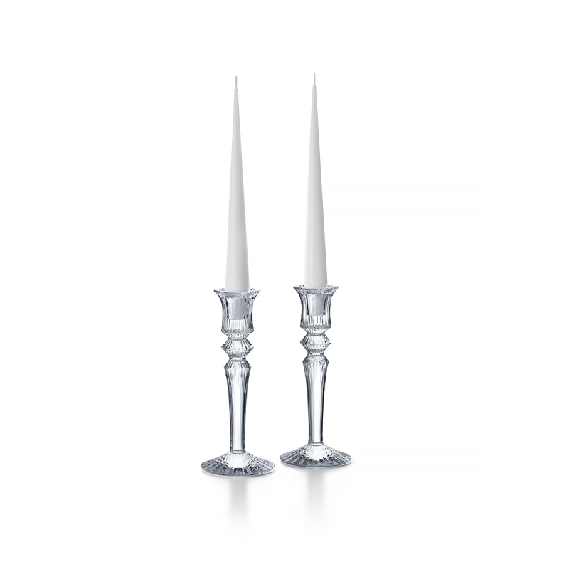 Clear Mille Nuits Candleholders, large