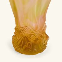 daum croisi re vase large yellow