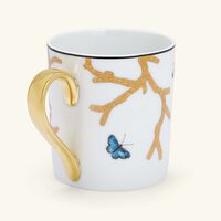 Aux Oiseaux Mug Gold Set Of 2 bernardaud aux oiseaux mug gold set of 2