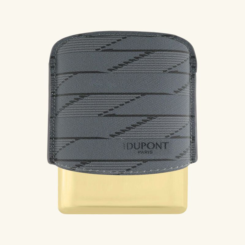 علبة السيجار مونوجرام 1872 باللون الأسود اس تي دوبون علبة السيجار مونوجرام 1872 باللون الأسود