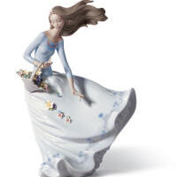 Petals Of The Wind Woman Figurine, small