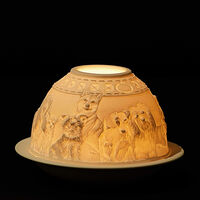 bernardaud dogs lithophanie