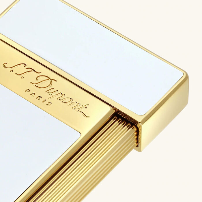 st dupont slimmy lighter white