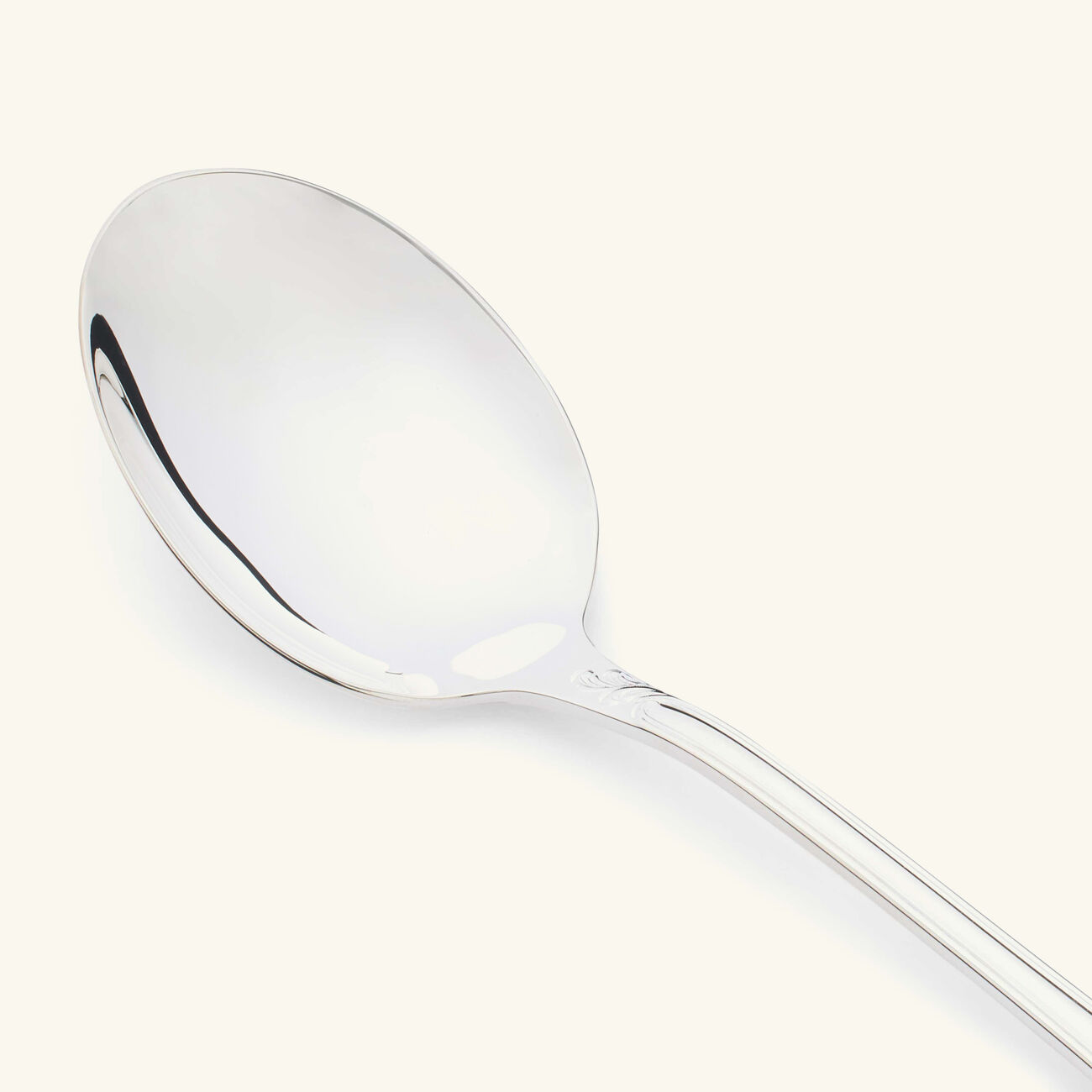 christofle marly salad serving spoon silver plated
