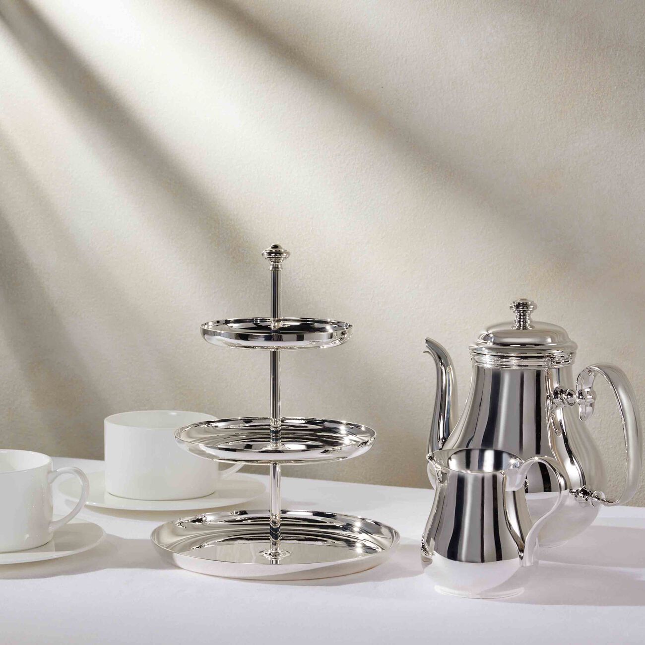 christofle albi cake stand silver plated