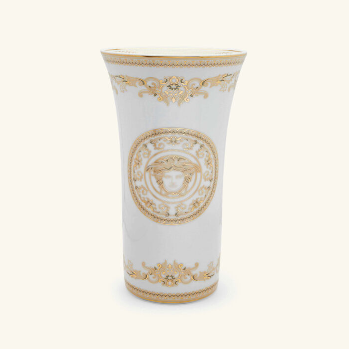versace medusa gala vase medium white