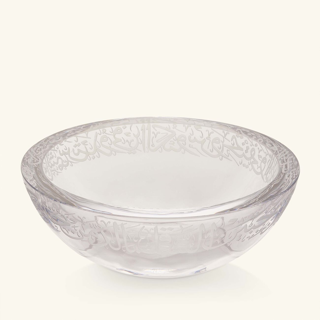 Thuluth Serving Bowl Clear dimlaj thuluth serving bowl clear