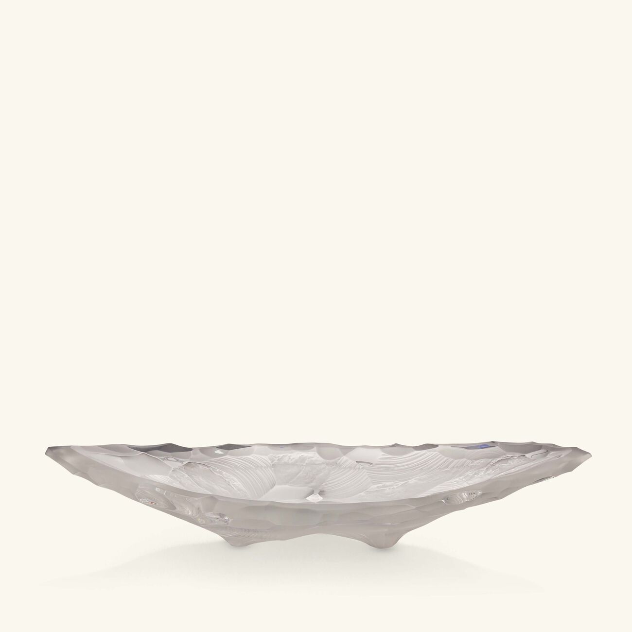 Terramineral Silex Centerpiece Large Clear lalique terramineral silex centerpiece large clear