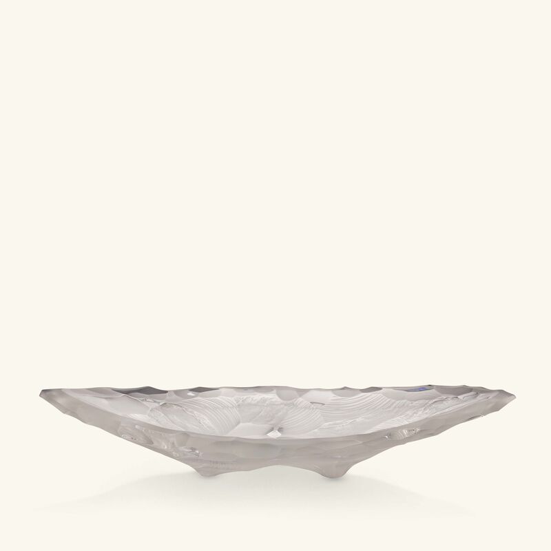 Terramineral Silex Centerpiece Large Clear lalique terramineral silex centerpiece large clear