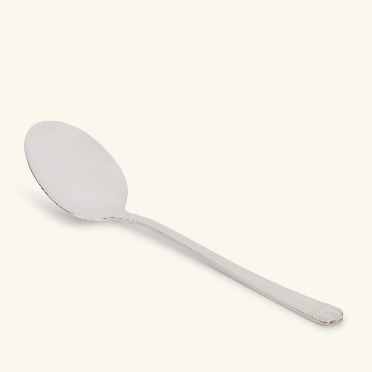 christofle aria salad serving spoon silver plated