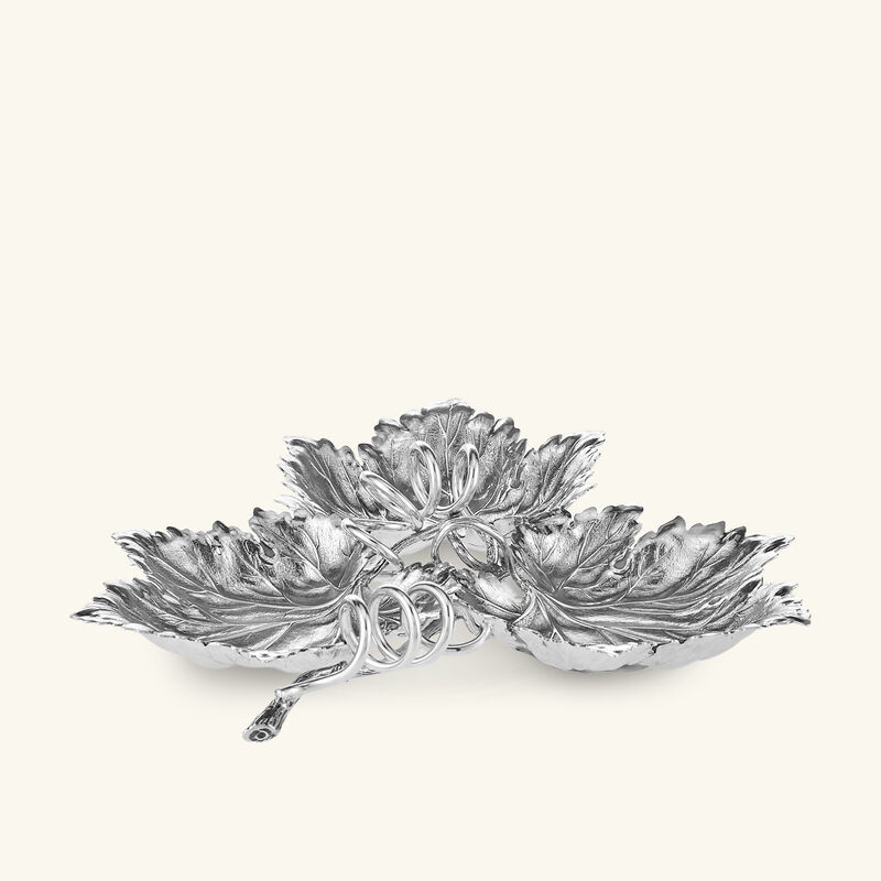 بوتشيلاتي قطعة ديكور على شكل ثلاث أوراق عنب بحجم صغير