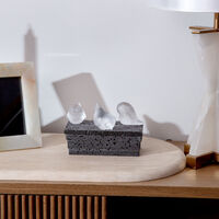 لاليك تمثال بيو على شكل طير رأسه للأسفل صغير شفاف