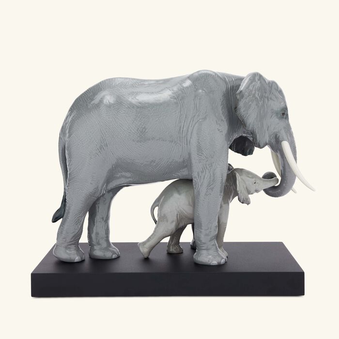 Leading The Way Elephants Sculpture Medium Grey lladro leading the way elephants sculpture medium grey