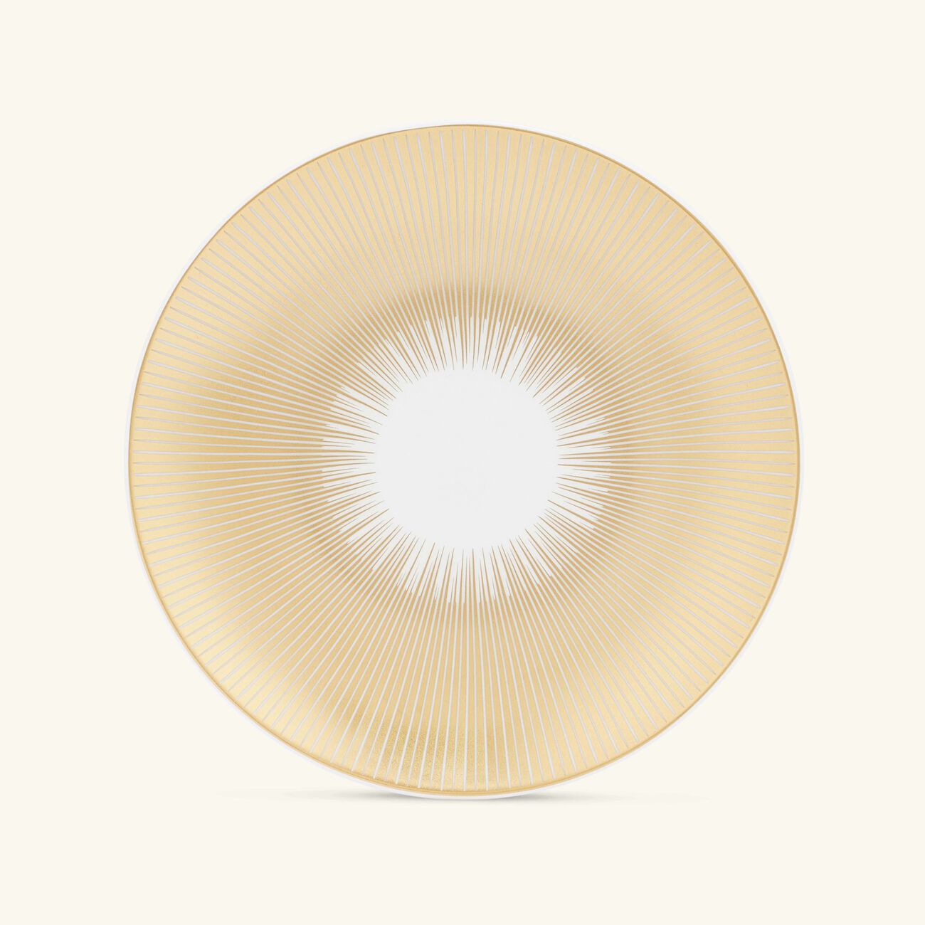 bernardaud sol bread butter plate round gold 13cm