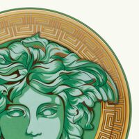 Medusa Amplified Green Coin Bread & Butter Plate Round Green 17cm versace medusa amplified green coin bread butter plate round green 17cm