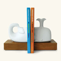 jonathan adler menagerie whale bookends white