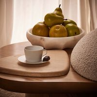 bernardaud twist tea cup saucer white