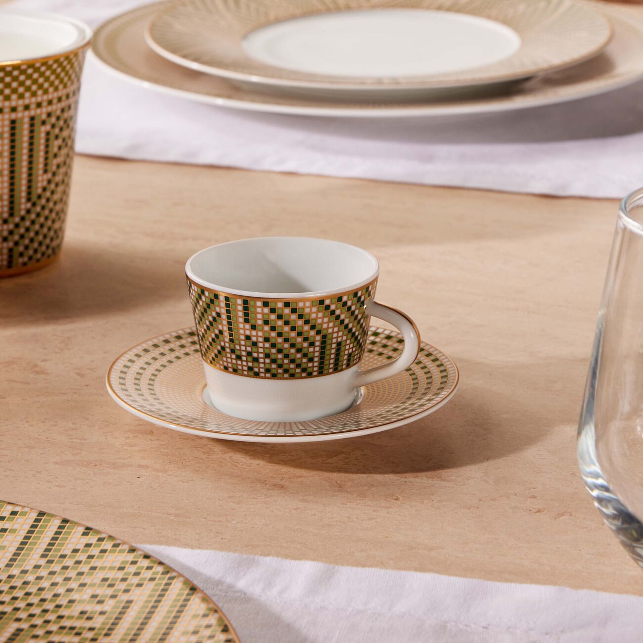 bernardaud augusta espresso cup and saucer