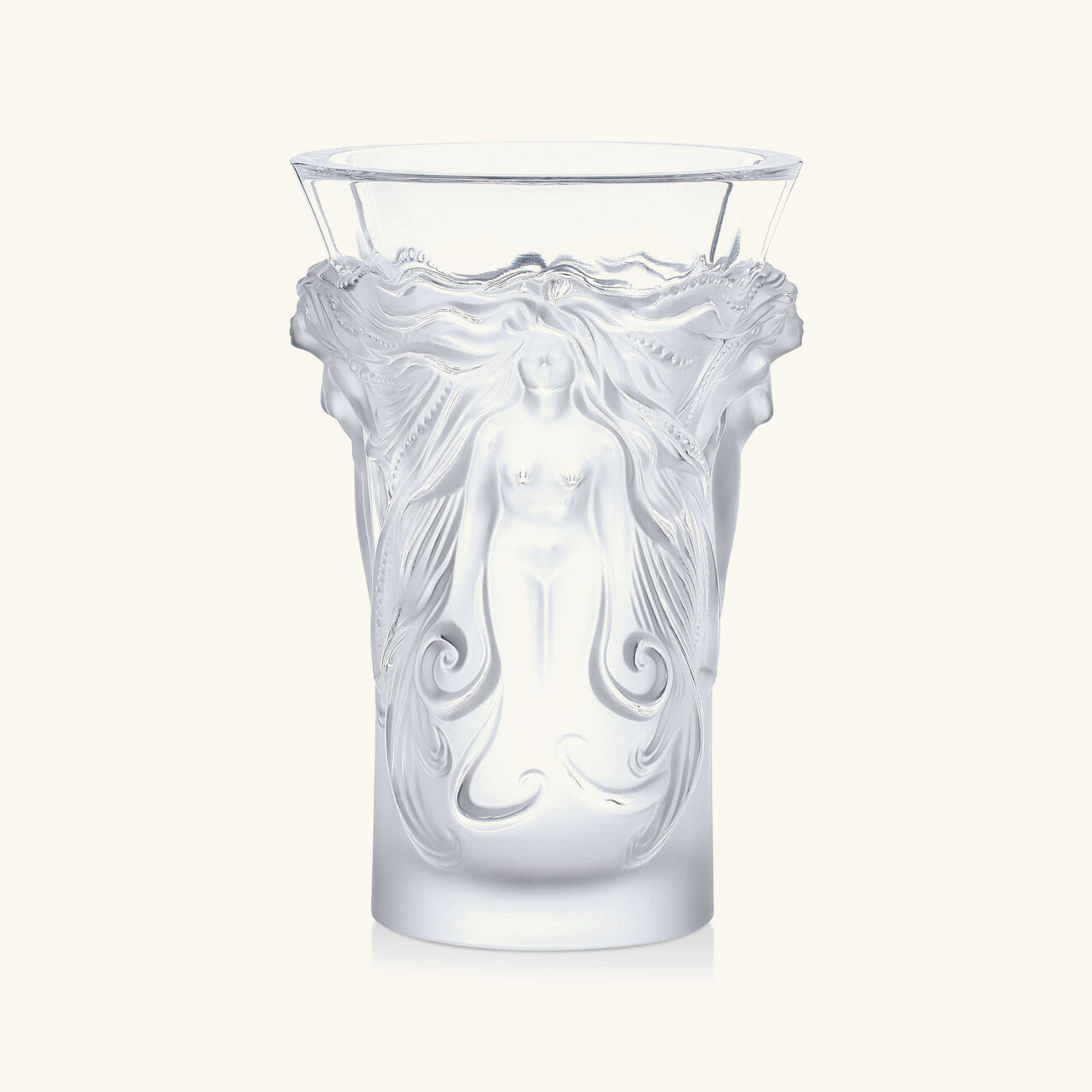Fantasia Vase Small Clear lalique fantasia vase small clear
