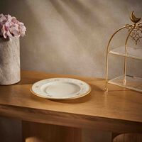 villari butterfly dessert plate round white 21cm