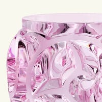 lalique tourbillons vase extra large pink