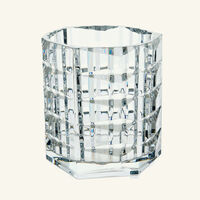 baccarat louxor vase round small red