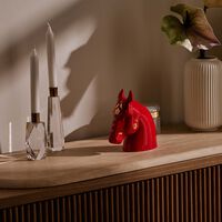 lladro the horse sculpture small red