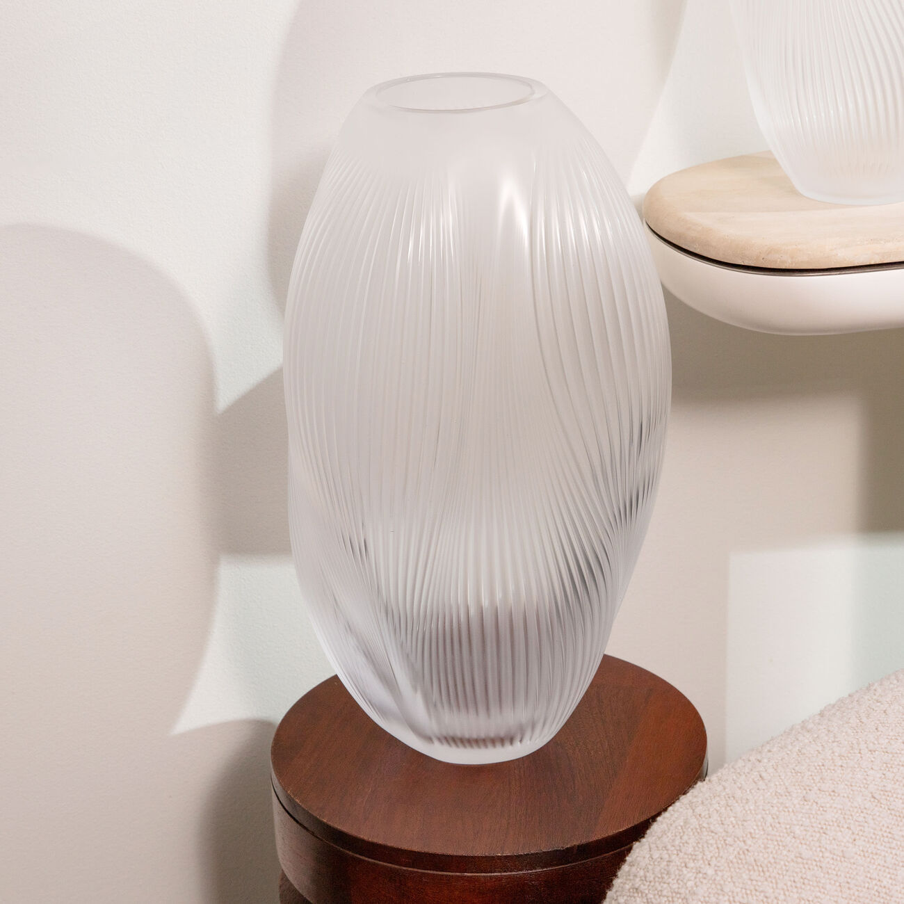 Alize Vase Extra Large Clear lalique alize vase extra large clear