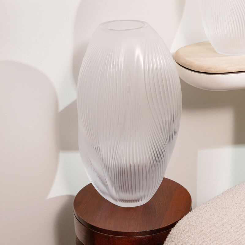 Alize Vase Extra Large Clear lalique alize vase extra large clear