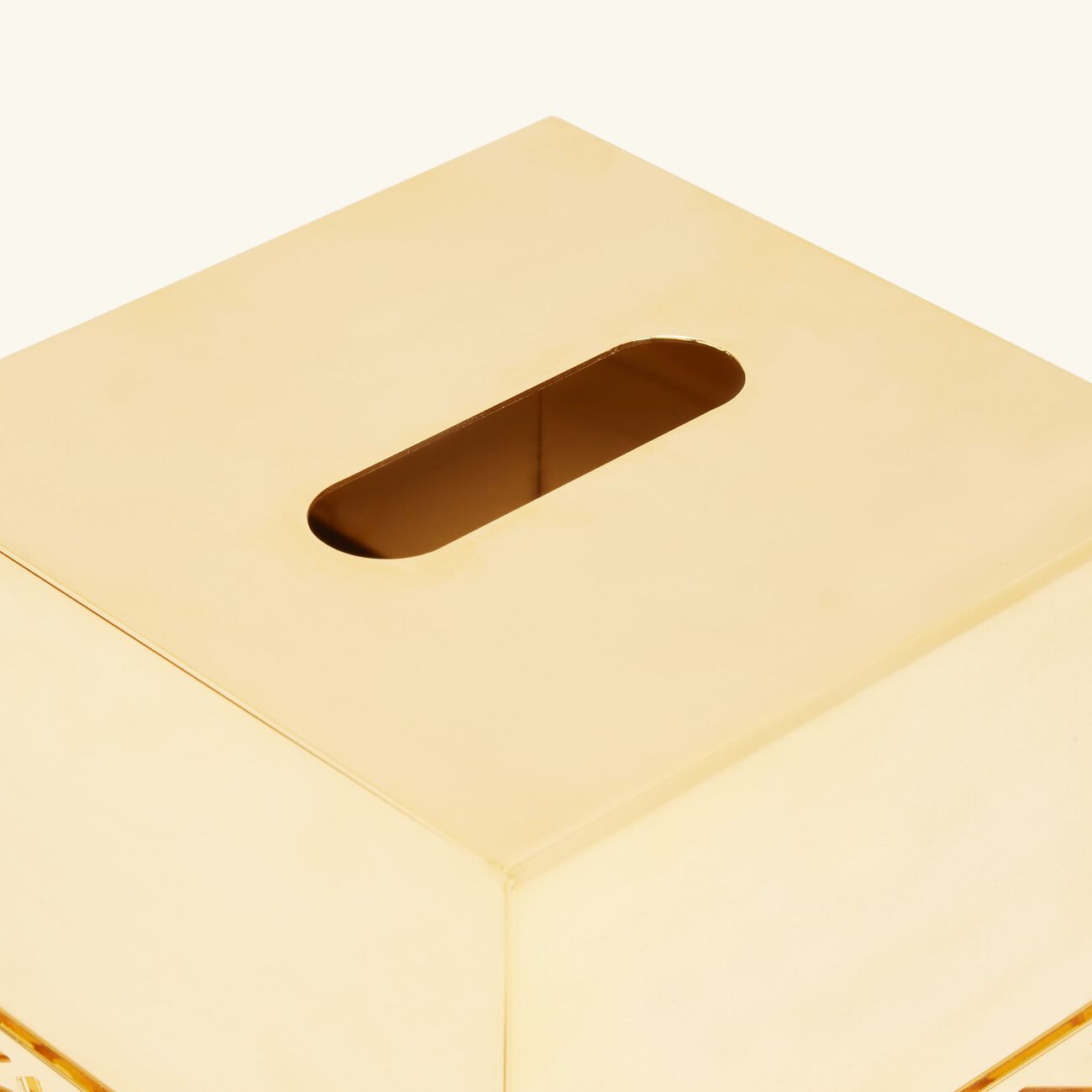 villari hiroito tissue box gold