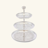 christofle jardin d eden cake stand silver plated