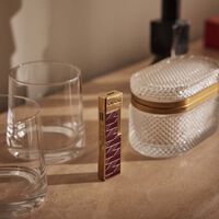 st dupont monogram 1872 lighter burgundy