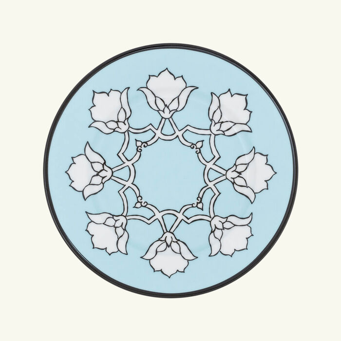 pinto paris jaipur bread plate round blue 15cm