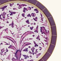 bernardaud prunus serving platter round purple