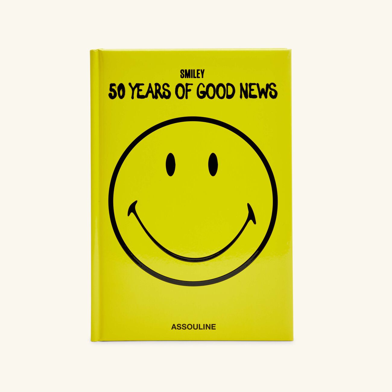assouline smiley 50 years of good news book 28x19cm