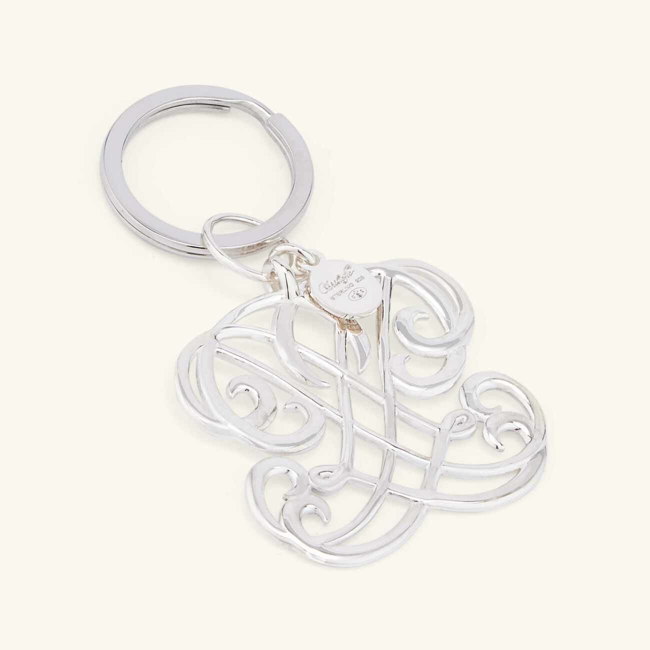 christofle mavelot lp key chain sterling silver