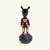 lladro the guest sculpture by jade purple small brown