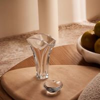 baccarat ginkgo vase small clear