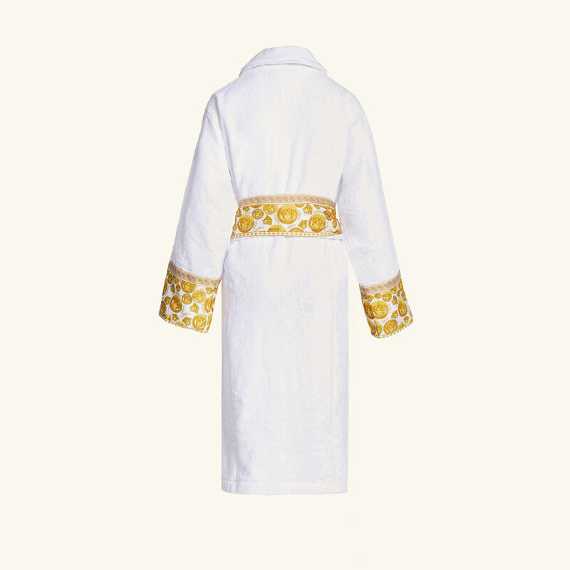 versace medusa amplified bath robe white