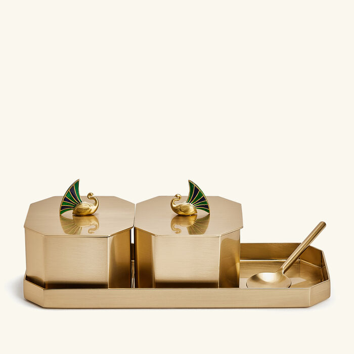 ira udaipur tota mukhwas box gold set of 2
