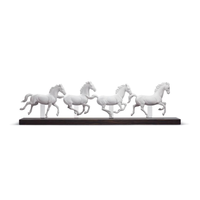 Movement Galloping Herd Sculpture, small