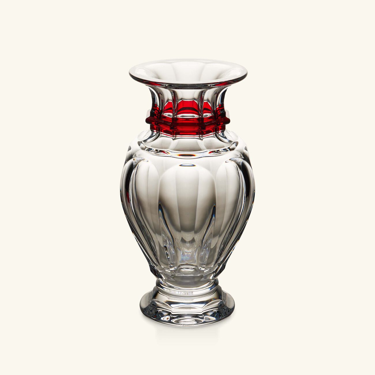 baccarat harcourt vase medium clear